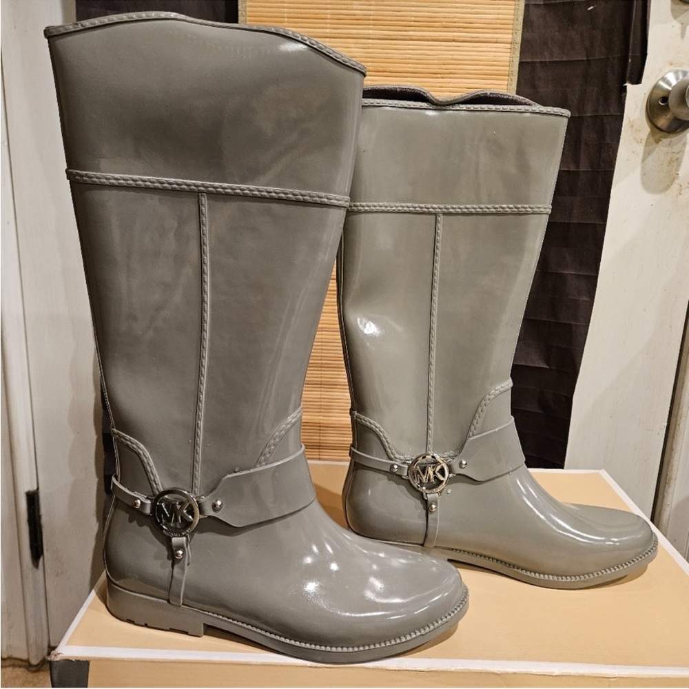 MICHAEL KORS Gray Rainboots
